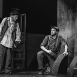 Jim McKeown & Blaine Nugent in The Cripple of Inishmaan (Theatre U Mosta, Perm, Russia, 2016). Photo by Vadim Balakin.