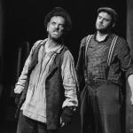 Jim McKeown & Blaine Nugent in The Cripple of Inishmaan (Theatre U Mosta, Perm, Russia, 2016). Photo by Vadim Balakin.