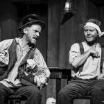 Jim McKeown & Conor Begley in The Cripple of Inishmaan (Theatre U Mosta, Perm, Russia, 2016). Photo by Vadim Balakin.