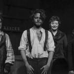 Jim McKeown, Conor Begley, Ann McCourt & Claire Quinn  in The Cripple of Inishmaan (Theatre U Mosta, Perm, Russia, 2016). Photo by Vadim Balakin.